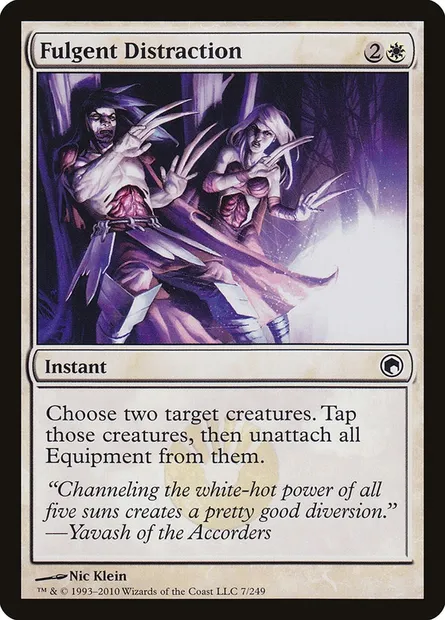 Fulgent Distraction, Magic card SOM 7 — Scars of Mirrodin set