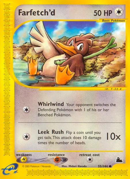 Farfetch'd, Pokémon card SK 55 — Skyridge set