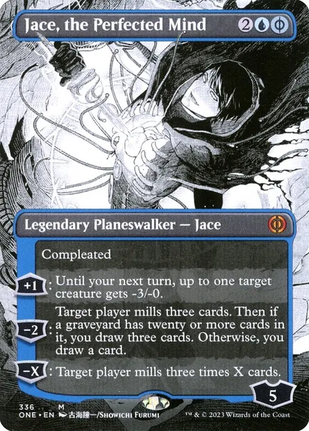 Jace, the Perfected Mind, Magic card ONE 336 — Phyrexia: All Will Be One set
