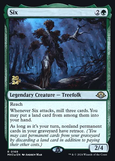 Six, Magic card PMH3 169s — Modern Horizons 3 Promos set