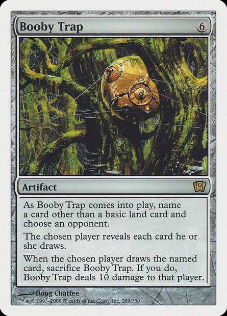 Piège explosif, carte Magic 9ED 289 — extension Neuvième Edition