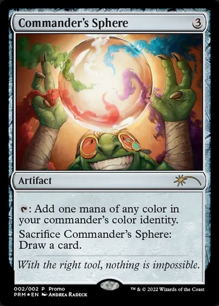 Commander's Sphere, Magic card PW24 8 — Wizards Play Network 2024 set