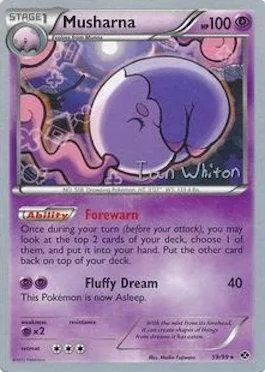 Mushana, carte Pokémon WCD13 059 — extension World Championship Decks 2013