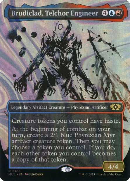 Brudiclad, Telchor Engineer, Magic card MUL 166 — Multiverse Legends set