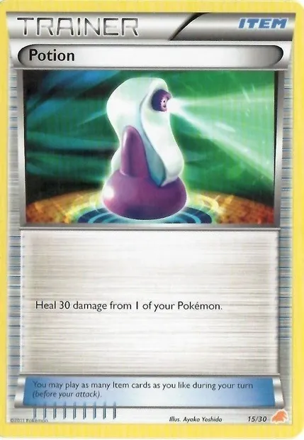 Potion, carte Pokémon TK5E 015 — extension BW Trainer Kit Excadrill