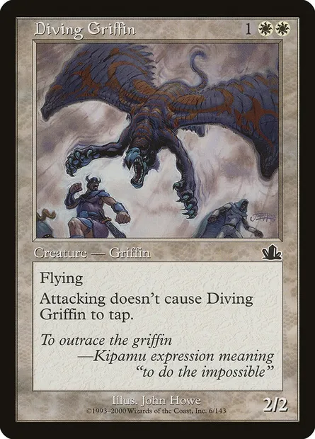 Diving Griffin, Magic card PCY 6 — Prophecy set