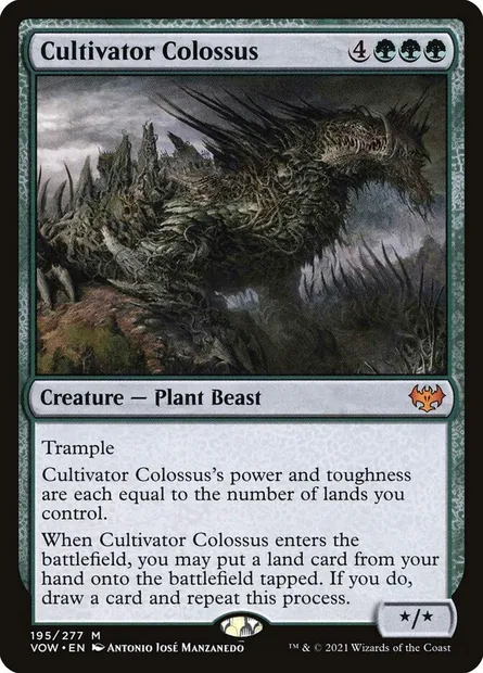 Cultivator Colossus, Magic card VOW 195 — Innistrad: Crimson Vow set