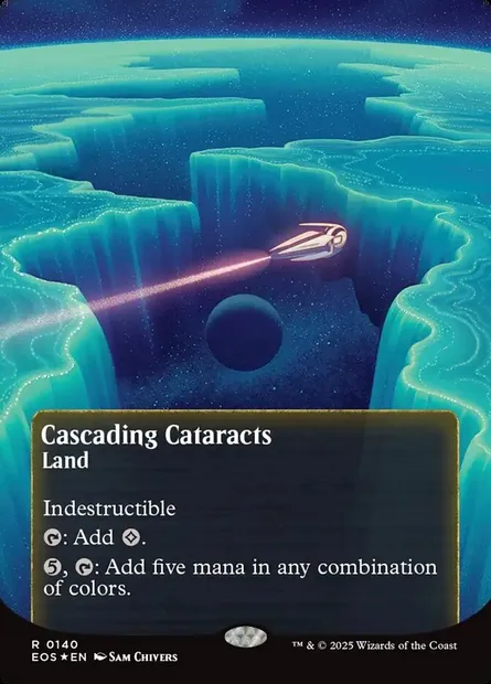 Cascading Cataracts, Magic card EOS 140 — Edge of Eternities: Stellar Sights set