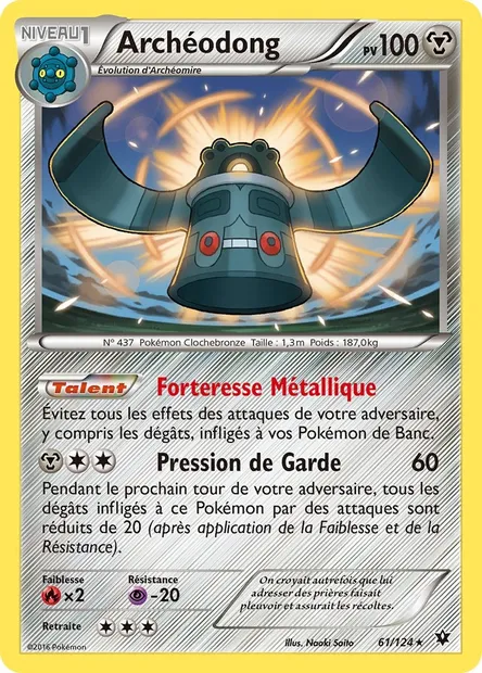 Archéodong, carte Pokémon FCO 61 — extension Impact des Destins