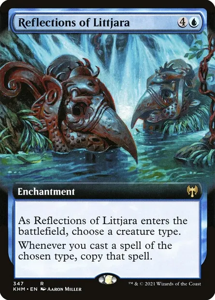 Reflets de Littjara, carte Magic KHM 347 — extension Kaldheim