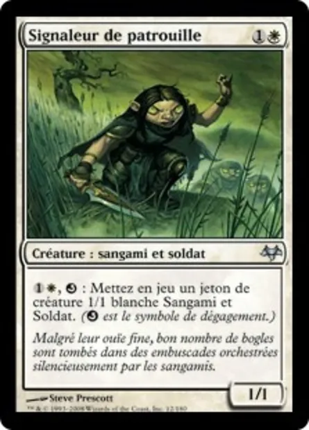 Signaleur de patrouille, carte Magic EVE 12 — extension Coucheciel