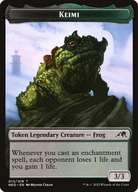 Keimi, carte Magic TNEO 13 — extension Kamigawa: Neon Dynasty Tokens