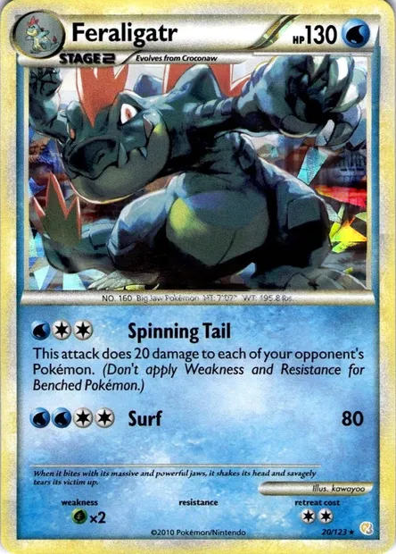 Aligatueur, carte Pokémon TDX 020-11 — extension Theme Deck & Blisters Exclusives