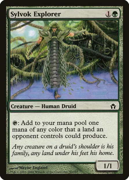 Sylvok Explorer, Magic card 5DN 93 — Fifth Dawn set