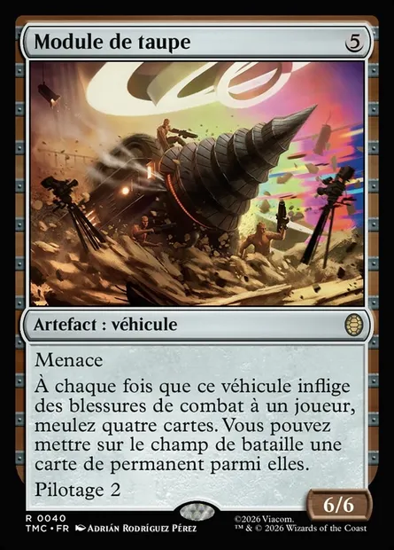 Module de taupe, carte Magic TMC 40 — extension Teenage Mutant Ninja Turtles Eternal