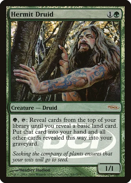 Hermit Druid, Magic card G04 6 — Judge Gift Cards 2004 set