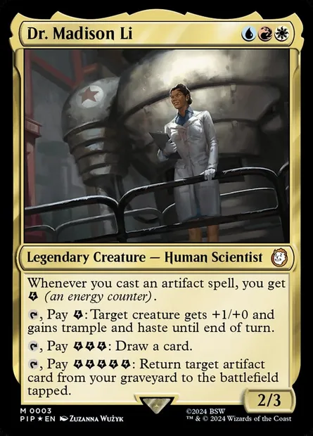 Dr. Madison Li, Magic card PIP 3 — Fallout set