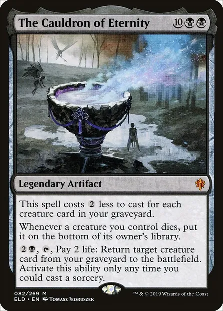 The Cauldron of Eternity, Magic card ELD 82 — Throne of Eldraine set