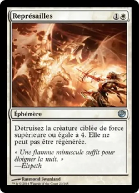 Représailles, carte Magic JOU 23 — extension Incursion dans Nyx