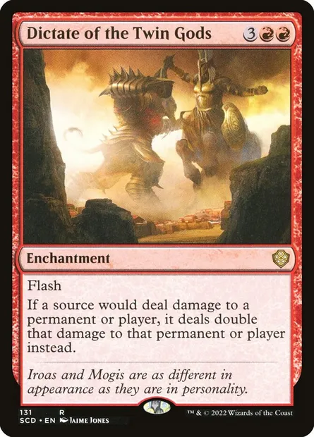Dictate of the Twin Gods, Magic card SCD 131 — Starter Commander Decks set