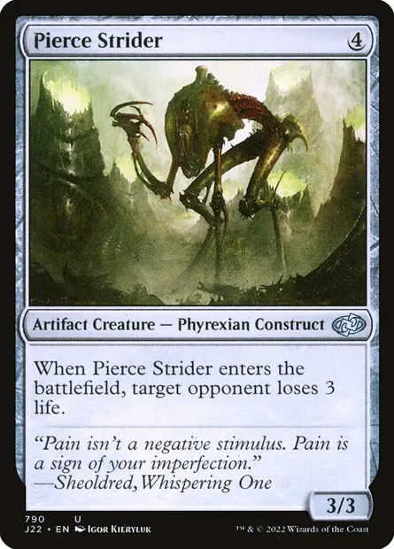 Pierce Strider, Magic card J22 790 — Jumpstart 2022 set