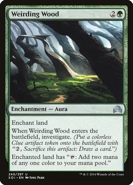 Weirding Wood, Magic card SOI 240 — Shadows over Innistrad set