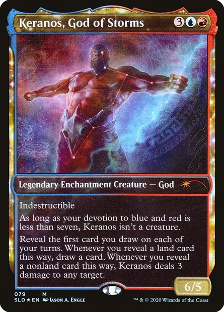 Keranos, God of Storms, Magic card SLD 79 — Secret Lair Drop set