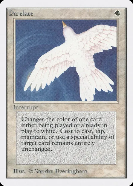 Purelace, Magic card 2ED 33 — Unlimited Edition set