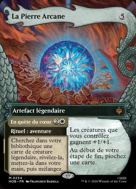 La Pierre Arcane // Seek the Heart, carte Magic HOB 234 — extension The Hobbit