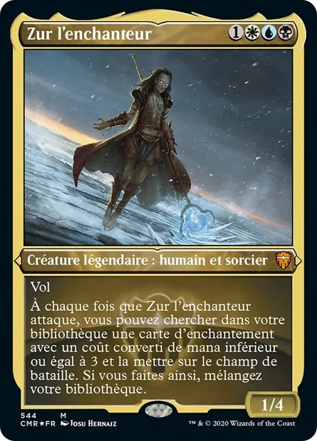 Zur l'enchanteur, carte Magic CMR 544 — extension Commander Legends