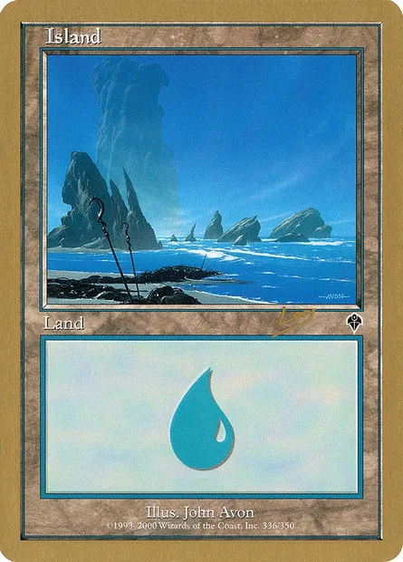 Île, carte Magic WC02 rl336a — extension World Championship Decks 2002
