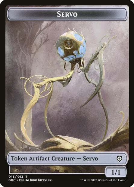 Servo, Magic card TBRC 13 — The Brothers' War Commander Tokens set