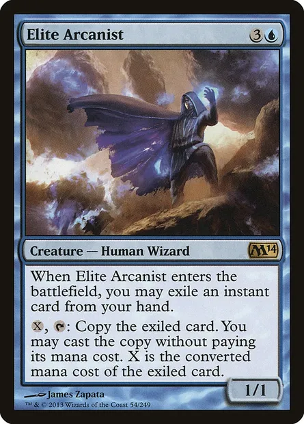 Elite Arcanist, Magic card M14 54 — Magic 2014 set