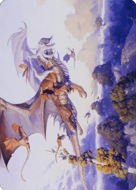 Rith, Liberated Primeval // Rith, Liberated Primeval, carte Magic ADMU 52 — extension Dominaria United Art Series