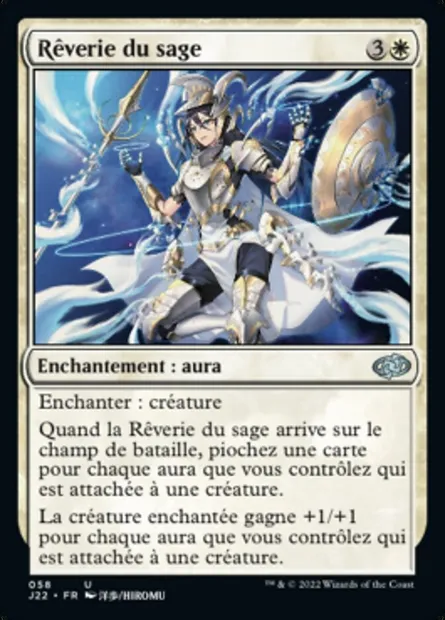 Rêverie du sage, carte Magic J22 58 — extension Jumpstart 2022