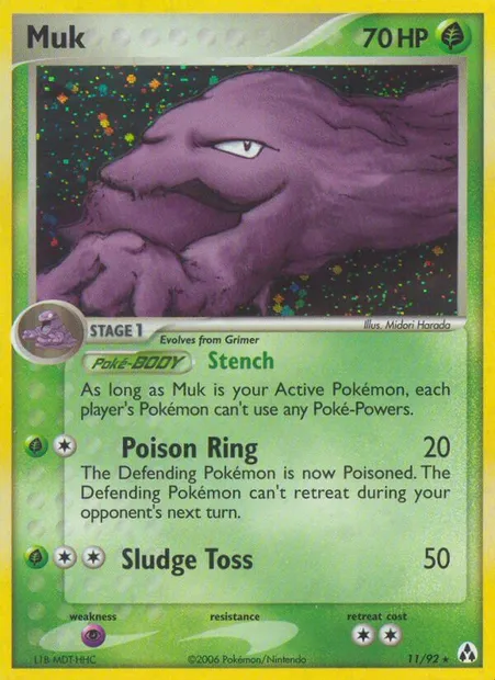 Muk, Pokémon card LM 11 — Legend Maker set