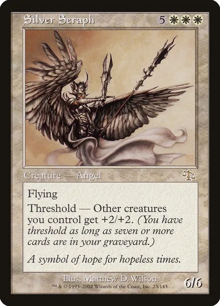 Silver Seraph, Magic card JUD 23 — Judgment set