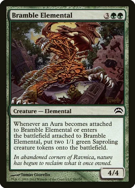 Bramble Elemental, Magic card PC2 59 — Planechase 2012 set
