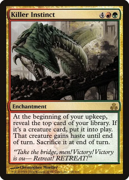 Killer Instinct, Magic card GPT 120 — Guildpact set