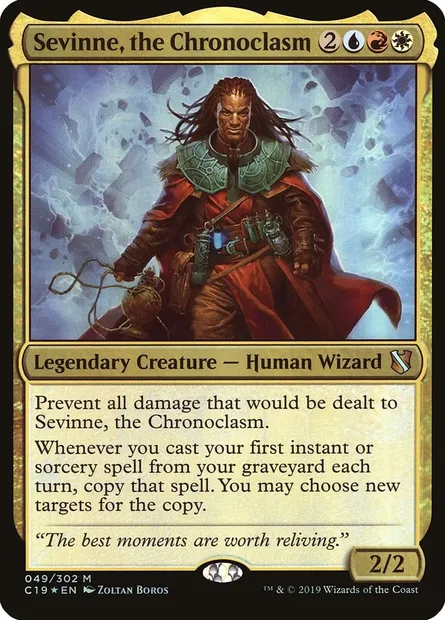 Sevinne, the Chronoclasm, Magic card OC19 49 — Commander 2019 Oversized set
