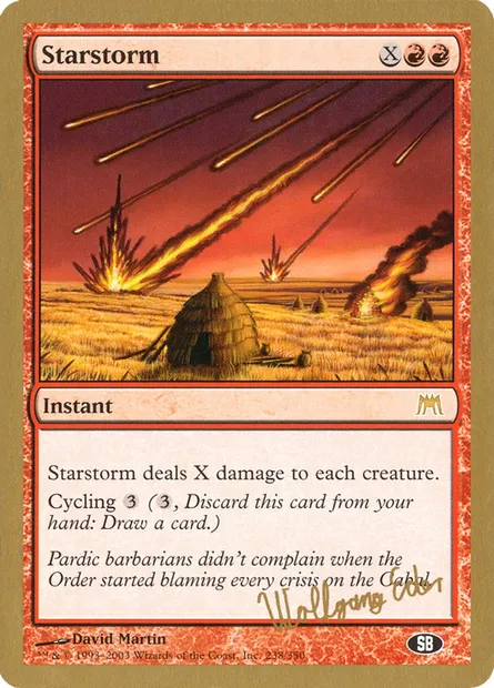 Starstorm, Magic card WC03 we328sb — World Championship Decks 2003 set
