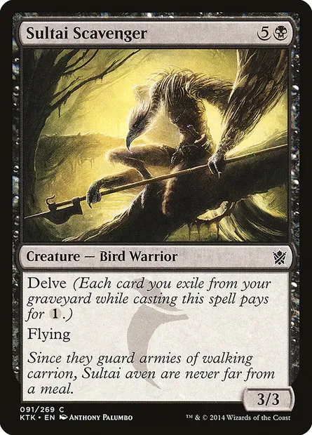 Sultai Scavenger, Magic card KTK 91 — Khans of Tarkir set