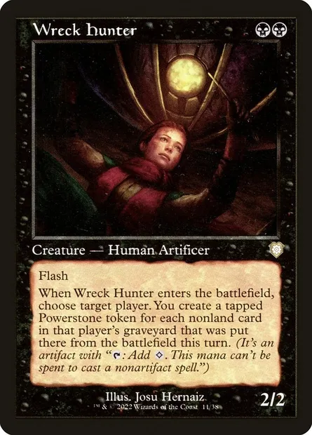 Chasseuse d'épaves, carte Magic BRC 11 — extension The Brothers' War Commander