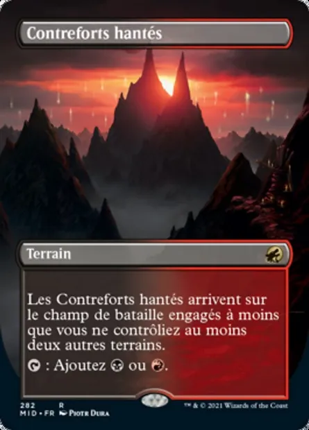 Contreforts hantés, carte Magic MID 282 — extension Innistrad : chasse de minuit