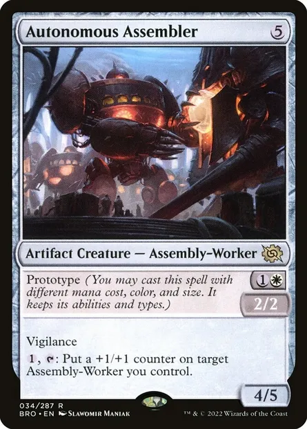 Autonomous Assembler, Magic card BRO 34 — The Brothers' War set