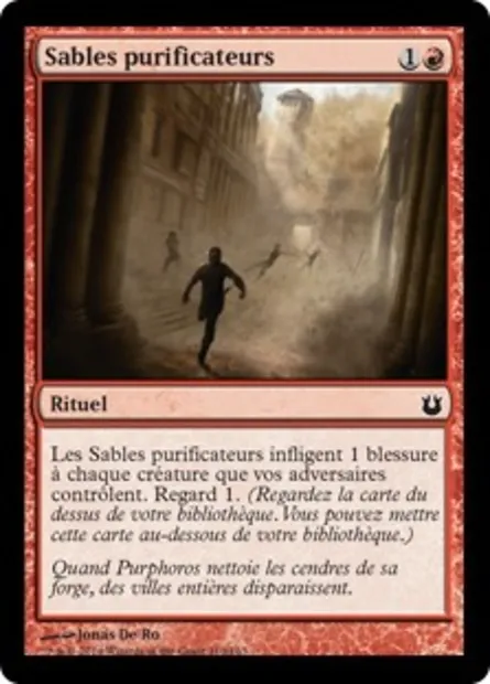 Sables purificateurs, carte Magic BNG 110 — extension Créations divines
