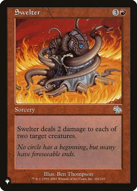 Double étouffement, carte Magic PLST JUD-101 — extension The List