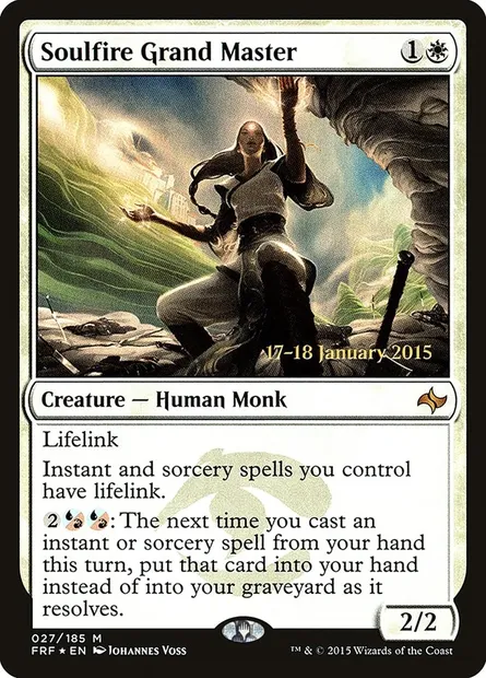 Grande maîtresse âmefeu, carte Magic PFRF 27s — extension Fate Reforged Promos