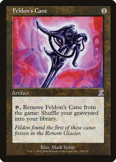Feldon's Cane, Magic card TSB 109 — Time Spiral Timeshifted set