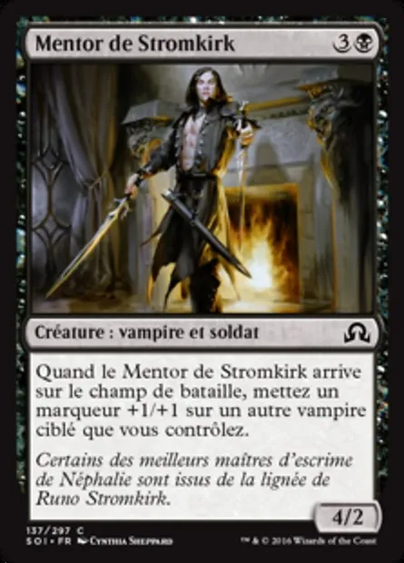 Mentor de Stromkirk, carte Magic SOI 137 — extension Ténèbres sur Innistrad